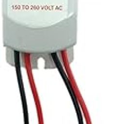 Antler Waterproof 220 V Auto Day/Night on and Off Photocell, LDR Sensor Switch for Lighting (White)-54