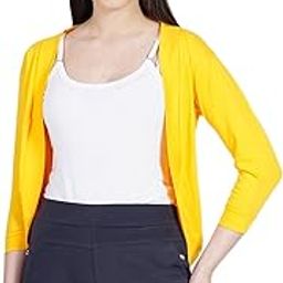 Amazon Brand - Nora Nico Women's Cotton Shrug with 3/4th Sleeves-image-11