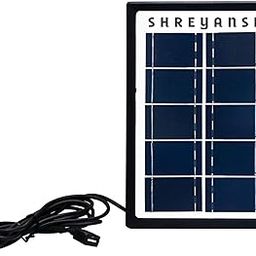 Shreyansh 6V-3W Solar Panel Solar Charge Battery Cable USB Output, Suitable for Low Power Devices, Mobile Phones, Smartphone Charging, Emergency Lights, Household Lights-image-45