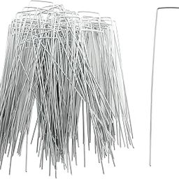 BUILDINGSHOP Landscape Staples - (Pack of 50) 6 Inch, Galvanized Garden Staples Metal U-Shaped Pins Heavy Duty Landscaping Fabric Staples for Weed Mate & Other Use-image-20