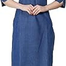 Denim Cotton Staright Long Kurti | Work On Neck | Casual Elegance | Everyday Grace |-image-30