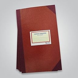 Sudha Visitor's Register Book, High Quality, Hardcover, Bilingual Format - 50 Pages, 13.5 x 17 inch, 70 GSM | with Serial Numbering (Pack of 2).-15