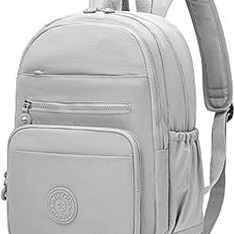 Hiking Waterproof Laptop Backpack Purse for Women Girls and Men,Travel Backpack, Grey-image-59