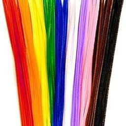 Pipe Cleaner for Craft, 12 Inch Flexible Wired Fibre/Furry Sticks for Kids Hobby, Fun, Scrap-Book, DIY Accessory (Multi-Color)-image-34