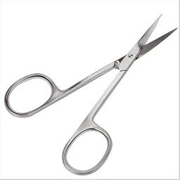 Eyebrow for Hair, Eyebrows, Nose Hair, Beard, Eyelashes, Cuticle. Stainless Steel Fine Straight Tip Nose Hair Scissors Cutting Moustache/Eyebrow/Beard for Men and Women 4.5 inch. pack of 2-image-92