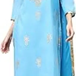 biba Women Poly Chanderi Straight Printed Suit Set-picture-36