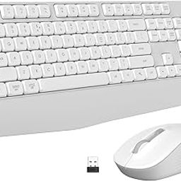 ZEBRONICS Companion 202 2.4GHz Wireless Keyboard & Mouse Combo, 104 Keys, Copilot AI Key, 12 Integrated Multimedia Keys, 4 Button Mouse, 1600 DPI, High Precision, Silent Operation (White)-17