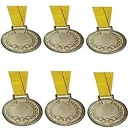 12 Pcs 2 Inches Gold Medals for Any Event Competetion Medals/Functions Medals/Throw Ball Medal/Cricket Medals/Volley Ball-image-19