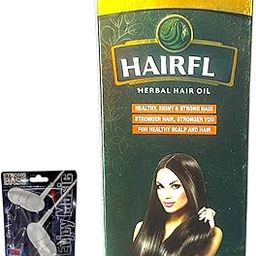 HAIRFLYS HAIR OIL hair growth LONG SMOTH HAIR 100ML pack of 1 free ear phone-image-15