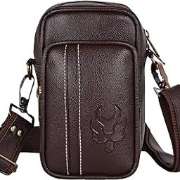 ITALIA Faux Leather Sling Messenger Bag for Men Women | Stylish Crossbody Chest Side Bag Men Travel | Mobile Cash Documents Passport Pouch | Corporate Gift Items.-image-80