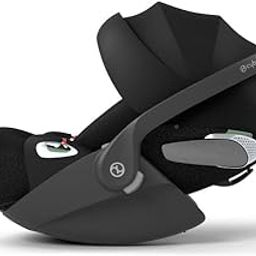 Cybex Cloud T Newborn and Infant/Baby Car Seat, Lightweight, Secure, Reclining Car Seat & Carry Cot with Sun Canopy, Linear Side Impact Protection for Babies 0-2 Years, up to 13 kg (Sepia Black)-9