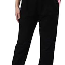 Stylish Trackpant with Side Contrast Taping Black-image-3