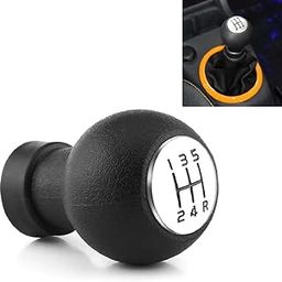SRPHERE 5 Speed Manual Car Gear knob Stylish Handball Gear Shifter Lever Knob Compatible with Suzuki Alto K10-Swift-SX4 Swift and Swift Dzire (2005-2010 Model) for Car Black Finish-0