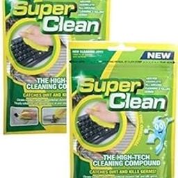 WOLFANO Super Magic Cleaning Slime and Removes Dust, Dirt and Germs from Computer, Laptop, Keyboard, Phone,TV Remote, Calculators (Pack of 2)-image-78