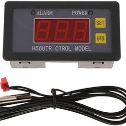 Ac200 Lcd Digital Temperature Temp Controller -55-120 Red 5A With Cover-7