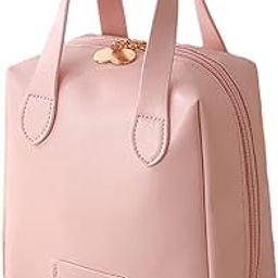 Premium Makeup Bag Women Travel Small Cosmetic Bags Waterproof Leather Toiletry Bag with Handle, Zipper, Compartments Mini Makeup Kit Portable Purse, for Cosmetics Toiletries (Pink)-image-40