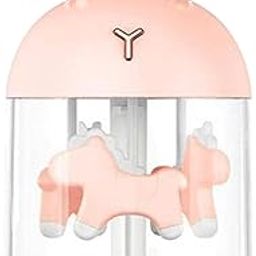 Bnf® K5 Mini Air Diffuser Mist Purifier Air Humidifier 7LED Night Light Pink | Natural & Alternative Remedies-image-31