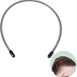 Small Spring: Men'S Slicked Back Headband, Outdoor Sports Fashion Pigtail Hair Band/Never Paint-Shedding Metal Head Buckle Clip For Mens Long Hair, Braid And Other Hair Styles - S-31