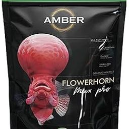 TAIYO Amber Max Pro Flowerhorn Food (L), 100 G - All Life Stages, Powder, Fish-11