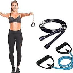 Men & women Toning Tube For Skipping Rope For Stretching Exercise Workout Fitness Rope Gym Sports Weight Loss Jumping Rope-image-49