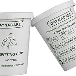 DAYNACARE Mango Scented Paper Spitting Cup with Lid Cover(300ml),Sputum Spit Mug with Lid Cover Spill Proof Cough Spitter Pot for Home/Office/Car/Old Age/Patients/Tobacco Person | Pack of 10pcs-image-17