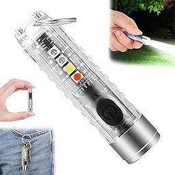 AVEDIA Mini Torch Key Chain Light - USB Rechargeable LED Flashlight for Camping, Pocket Size EDC Keychain - Powerful COB Lights, Small Portable Torch for Everyday Use-38