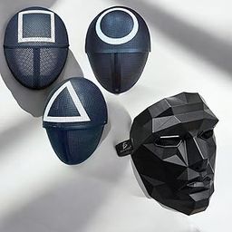 Toys Treasure We Deliver Smiles Frontman Mask Game Boss For Cosplay Costume Party | Game Halloween mask for Men | Horror Game Cosplay Masks | Halloween Holi Function Drama competition (Pack of 4)-20