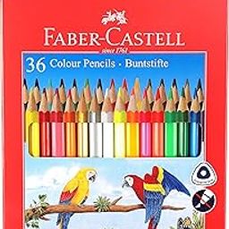Faber-Castell 36 Triangular Colour Pencils|Multicolor-8