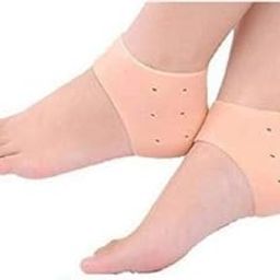 Silicone Gel Heel Socks For Dry Hard Cracked Heel Repair Pad, Swelling & Pain Relief, Cushion Support, Foot Care, Ankle Protection, Plantar Fasciitis For Men And Women - Skin Color-33