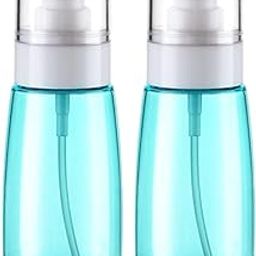 FEXONXA Plastic Transparent Spray Bottles for Toiletries – Empty Refillable and Reusable 100ml Fine Mist Travel Spray Bottles for Cosmetic, Toner, Perfume (Set of 2)-16