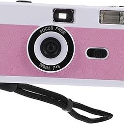 Gadpiparty 1pc Vintage Reusable Film Camera Built Flash Retro Style in White and No Battery Required for Creative Photography Enthusiasts-image-42