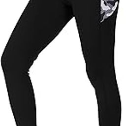 Imperative Women High Rise Stretchable Ankle Length Slim Fit Yoga Workout Gym Tights with Pockets| Yoga Pants/Leggings for Women (Black)-image-57