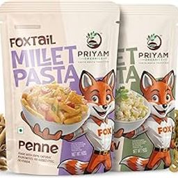 PRIYAM ORGANICS Foxtail Millet Pasta Combo (Penne & Macaroni) with Seasoning Mix | Ultimate Multigrain Nutritious Pasta Blend | Pack of 2 | Each 192 g-image-69