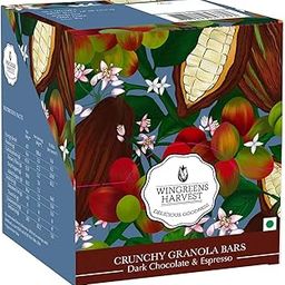 Wingreens Harvest Crunchy Multigrain Granola Bars - Dark Chocolate and Espresso, 240 Grams (40 Grams x 6 Bars)-image-4