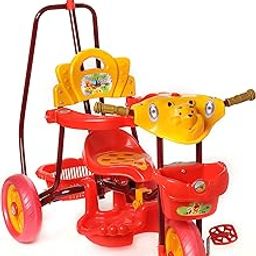 Toyzone Tricycle -Kids Cycle|Baby Tricycle|Baby Cycle|Baby Trike|Tricycle|Kids Cycle with Ruber Wheel|Ride on car|Push Cycle (Winnie The Pooh Tricycle)-image-48