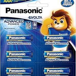 Panasonic Evolta Premium AAA Alkaline Batteries - 6-Pack, Long-Lasting Power, Mercury-Free, Anti-Leak Seal - 10-Year Protection-5