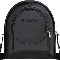 Mens Sling Bag, Mens Shoulder Bag, Vegan Leather Crossbody Bag for Men, Big Messenger Mobile Bag, Side Bag Suitable for College, Office, Outdoor Travels and Business Daily Use Black-image-99