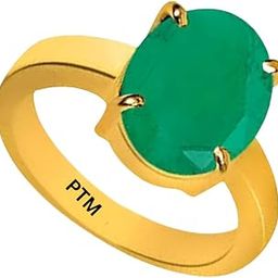 Panchdhatu (5 Metals) Emerald (Panna) 3.25 Ratti to 10.25 Ratti or 3 Cts to 9.35 Cts Certified Gemstone 22 k Gold Plated Ring for Men & Women-image-14