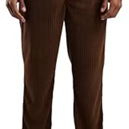 never neud Men's Traveller Corduroy Trousers | Stylish Relaxed Fit 4 Pocketed Corduroy Pants for Men | Poly Viscose | Mid Rise | Comfortable Regular Fit Casual Pants | Elastic Waist with Drawstring-picture-37