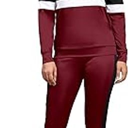 alisba Women's Lycra Tracksuit Set with Round Neck Full Sleeve Straight Length Relagur Fit and Drawstring Closure Pant-picture-27