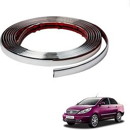 Kozdiko Car Side Window Chrome Beading Roll 14MM 20 Mtr for Tata Manza-image-62