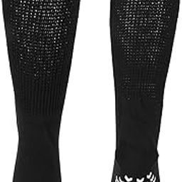 Ubervia Extra Wide Socks for Swollen Feet, Non Slip, Diabetic Edema, Hospital, Swollen Feet Women, Extra Wide Men, Edema, Lymphedema Socks - Black, Large, 1 Pair-image-64