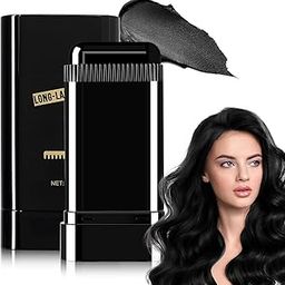 KRYLOPS 2 in 1 Hair Color Stick Hair Dye Comb, Waterproof and SweatProof Temporary Hair Dye Stick for Adults, Quickly Covers Dry Hair Effectively, Easy to Apply And Wash Out (Black, 20 g)-image-97