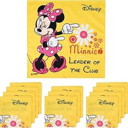 Pack of 12 Handkerchiefs | Disney Minnie ! | Cotton Handkerchiefs for Boys & Girls | Premium Handkerchiefs Set | Rumal for Boys & Girls | Hankies for Gifting | Yellow-image-38