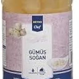 Metro Chef Silver Skin Onion 300gm, Side Dish for Snacks, 100% Veg (Product of Istanbul) Pack of 2 Bottle X 300gm Each.-image-55