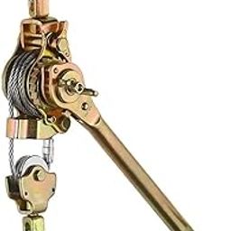 WeighTAJ Japanese Hand Puller/Cable Puller/Japanese Style Ratchet Cable Puller Ratchet Pulling Wire Grip for conductor/cable tensioning (Japanese Hand Puller, 3T)-image-67