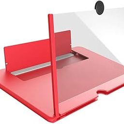 Pulling Type Mobile Phone Screen Amplifier 3D Effect Large Screen with Desk Holder Phone Screen Magnifying Folding for Movie Game-image-2
