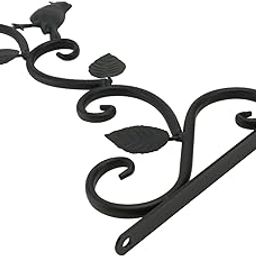 HAKIDZEL 1pc Decorative Ironwork Flowerpot Hanger Curved Tip for Secure Holding for Use for Hanging Orchids Lanterns and Holiday Decor-image-11
