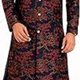 Men's Traditional Sherwani Indian Wedding Dress Party Outfit-picture-26