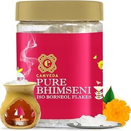 Camveda Pure Bhimseni Camphor Kapoor/Kapur Jar (500g) | 100% Pure Camphor Purifying & Pleasant Fragrance for Pooja, Hawan, Air Freshener | Unadulterated Camphor- Bhimseni Camphor- 500gm-17